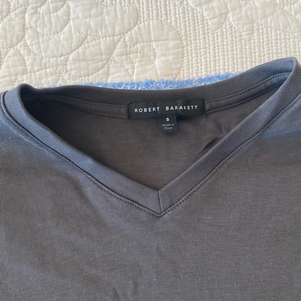 Robert Barakett Slate V-Neck Tee